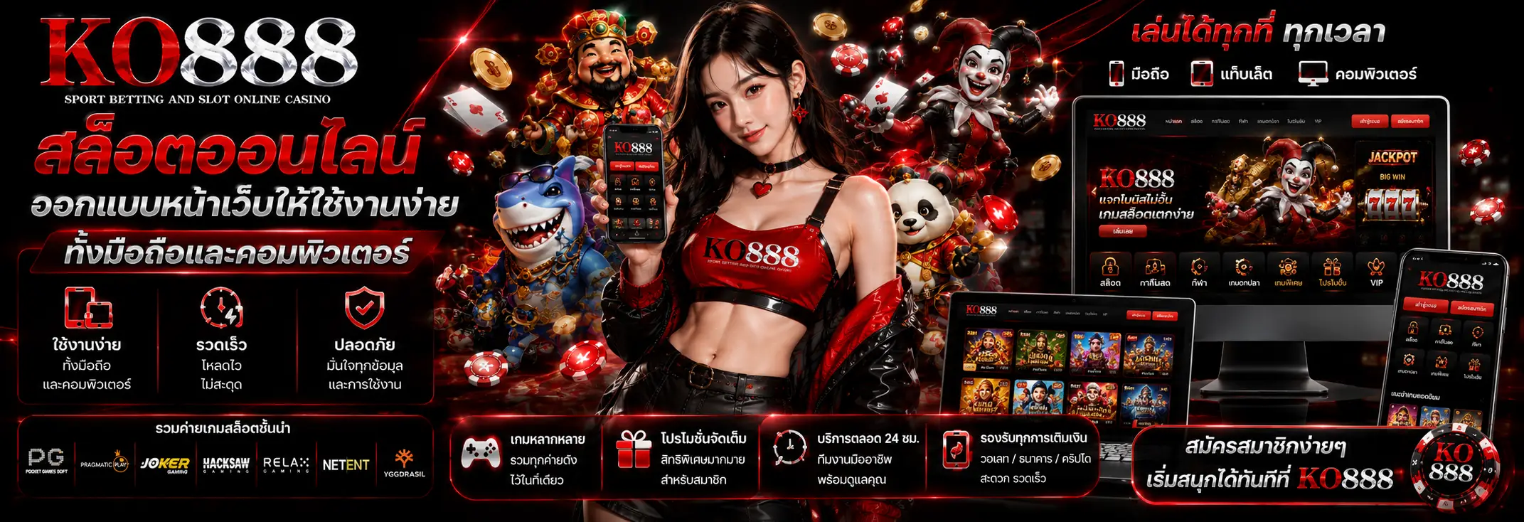 สล็อตออนไลน์ ออกแบบหน้าเว็บให้ใช้งานง่ายทั้งมือถือและคอมพิวเตอร์